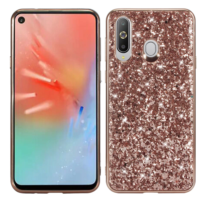 

Fashion Glitter Diamond case For Samsung Galaxy A8S A8 A8 Plus A9 Pro 2019 Soft TPU Silicone Anti-fall Phone Back Cover