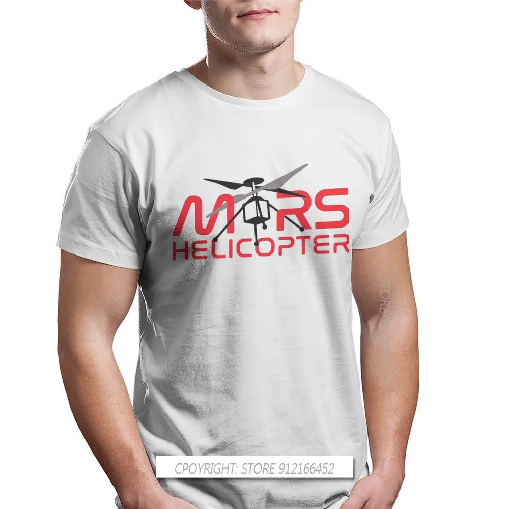 Maglietta In Tessuto Mars Rover Exploration Esplorazione Jpl Mars Elicottero Ingegnoità Maglietta Di Base Abbigliamento Uomo Oversize