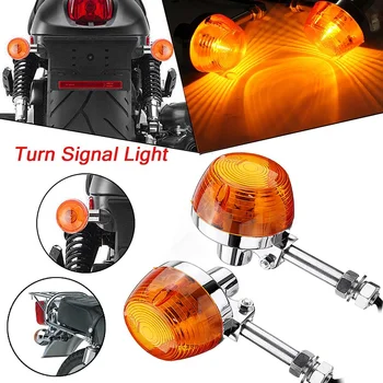 

2/4pcs Motorcycle Turn Signal Light Moto Indicators Flashers Blinkers Lamp for Honda C70 CT70 CT90 XL100 CB350 CM400 CB450 CB750