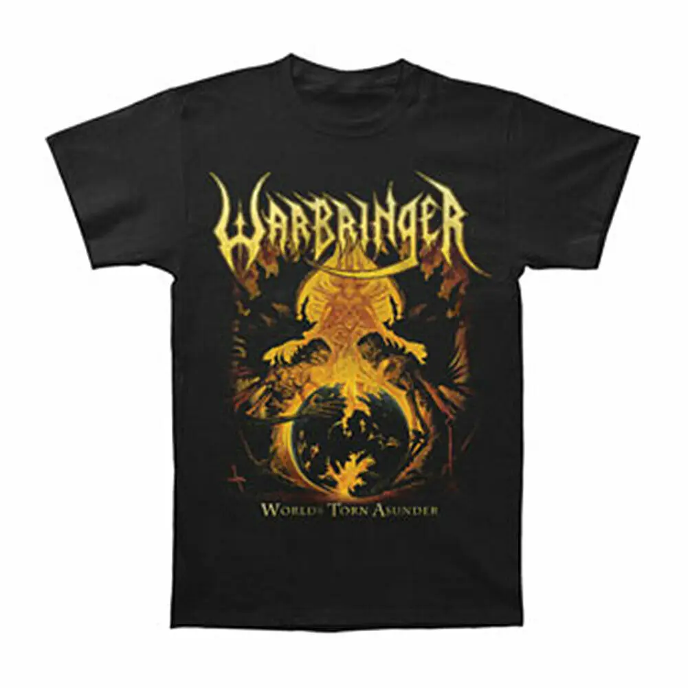Мужская футболка Warbringer с изображением разрыва в мирах маленькая черная | одежда