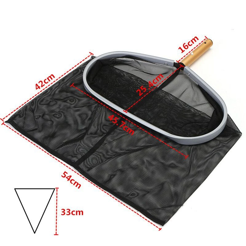 

Fish Pond Skimmer Net Leaf Skimmer Mesh Swimming Pool Fountain Spa Cleaning Tools Cleaning Garbage Net Leaf Rake Mesh Frame Foun
