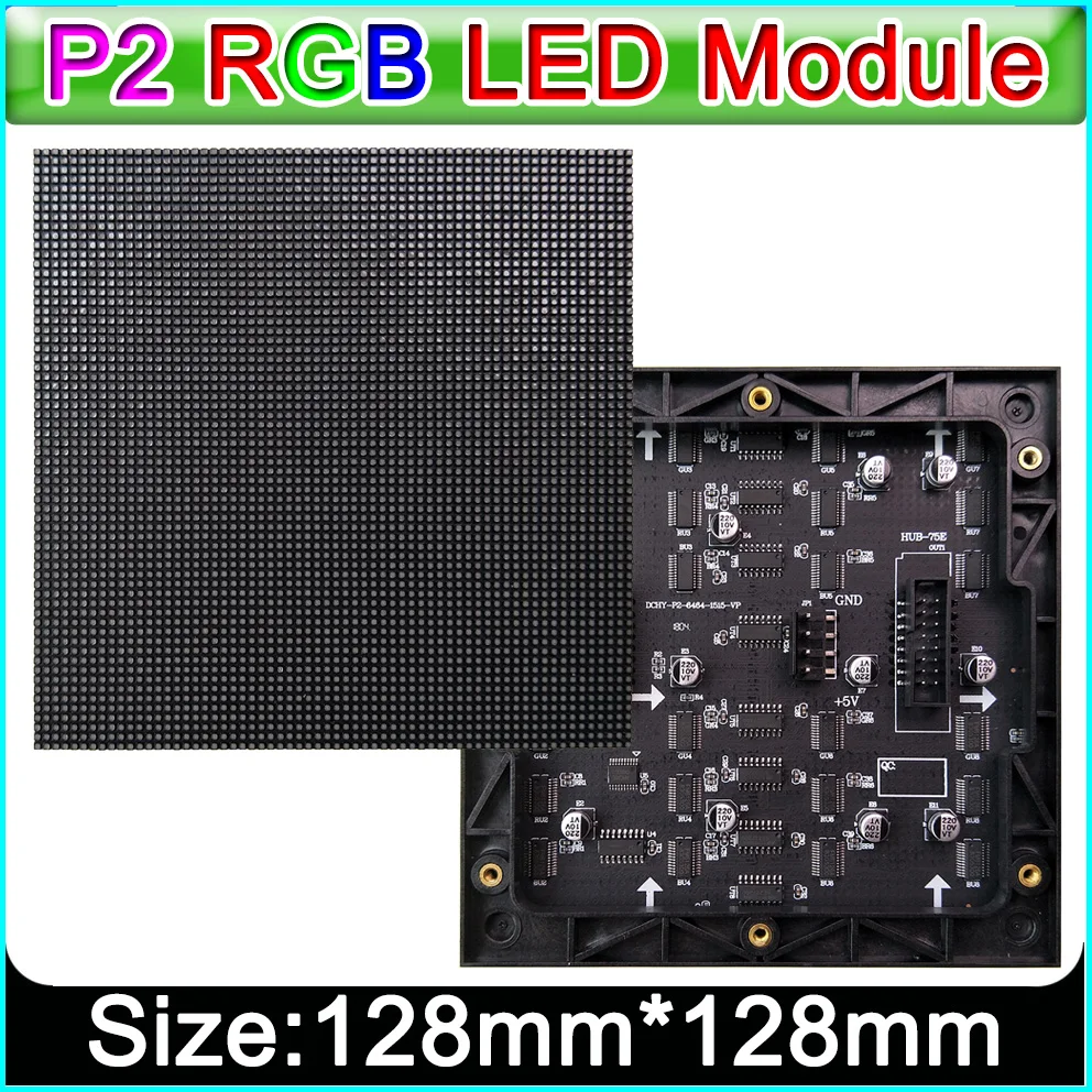 Небольшой полноцветный P2 светодиодный модуль дисплея, SMD p2 rgb светодиодный полноцветный СВЕТОДИОДНЫЙ модуль панели, DIY светодиодный настенный модуль HD