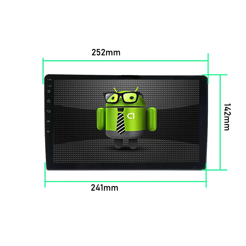 Pаспродажа 10,1 дюймов 2 Din Android 8,1 автомобильный Радио Стерео font b gps b font навигация Bluetooth USB SD сенсорный автомобильный мультимедийный плеер аудио плеер авторадио