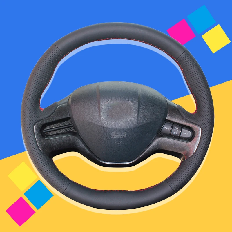 Оплетка на руль для Honda Civic 8 2006 2008 (2 спицы)|Чехлы руль| |
