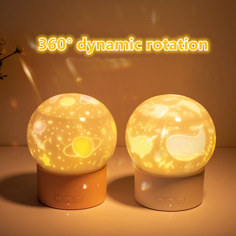 Proyector cielo estrellado niños, luz nocturna, caja de música, lámpara LED de Poke Ball, recargable, gira el universo, Estrella colorida, regalo para bebés|Lámparas de mesa LED| - AliExpress