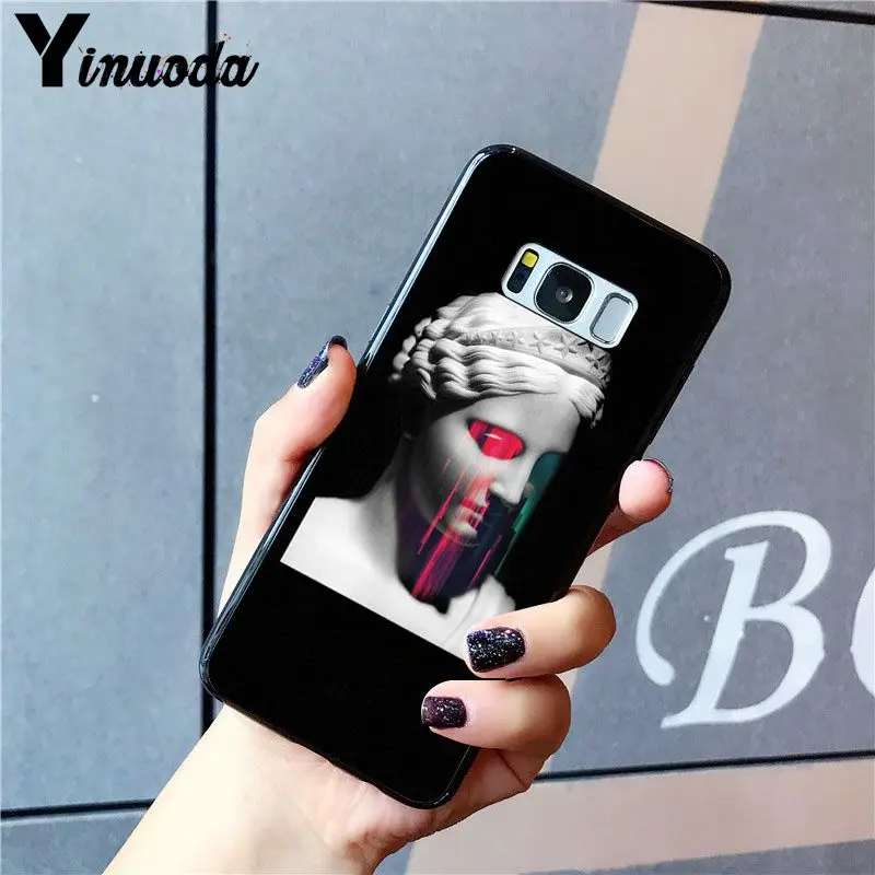 A6 Yinuoda Мона Лиза искусство Дэвид линии чехол для телефона для samsung Galaxy S10 плюс S10E S6 S7 S8 S9 S9Plus S10lite S5 M10 - Цвет: A6
