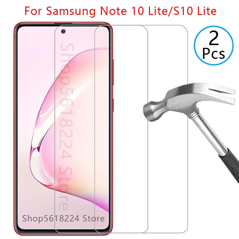 Чехол для samsung note 10 lite чехол из закаленного стекла galaxy s10 защитная пленка экрана