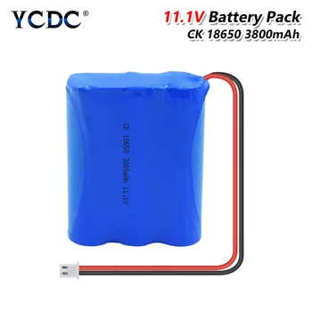 

11.1V 3800mAh Li-ion Battery Rechargeable 3*18650 Cell Group Pack Replacement lithium battery Suitable for battery With XH Plug