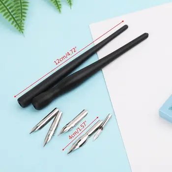 

Manga Dip Pen Holder Set Comic Drawing Painting Tools Kit Calligraphy + 5 Nibs