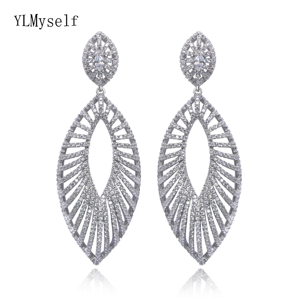 Very long leaf earrings (1)