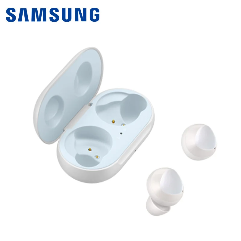 Samsung Galaxy Buds беспроводная гарнитура противостоит водным спортивным наушникам для samsung S10 iPhone с премиум звуком светящийся серебряный цвет - Цвет: Earphone White