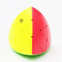 QIYI рисовый Dumplin 3x3x3 Пирамида Гладкий треугольник волшебный куб Твист Головоломка 3x3 ребенок для девочки, мальчика, ребёнка развивающая игрушка