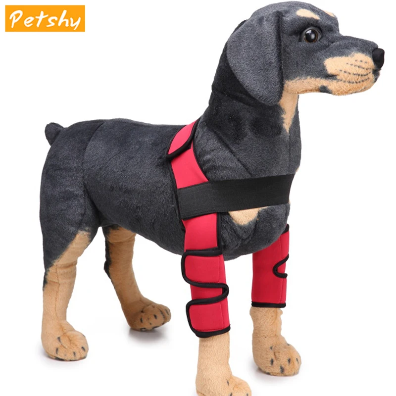 Petshy Pet Knee Pads Protector Dog Knee Support Brace for Leg Hock Knee Joint Wrap Pet Bandage Dog Medical Supplies Kneepads