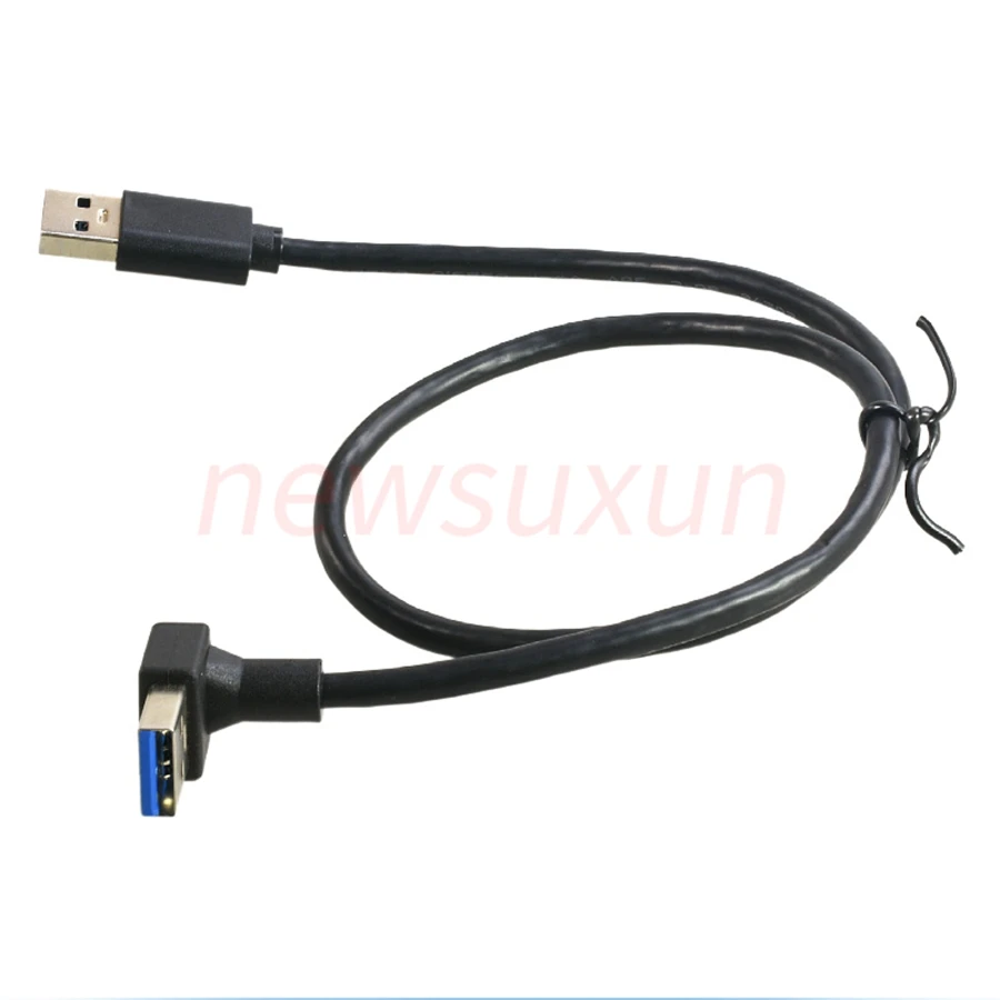 Double Right Angle USB 3.0 Cable - Same Side Double Bend Male to Male Description Image.This Product Can Be Found With The Tag Names Computer Cables Connecting, Computer Peripherals, PC Hardware Cables Adapters, Same side