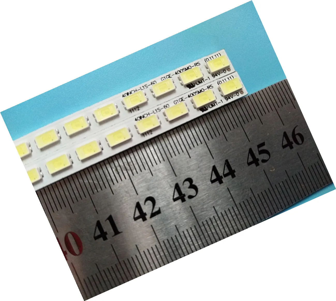 

Beented Part NEW 50 PiecesX60LED 40INCH-L1S-60 LED back strip for LTA400HM13 40-DOWN LJ64-03029A 455mm