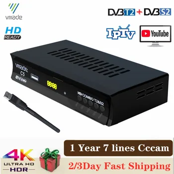 

Digital Terrestrial TV Receiver DVB T2 DVB-S2 Combo Satellite Receptor Decoder Cccam Server For Spain Portugal TV Set Top Box