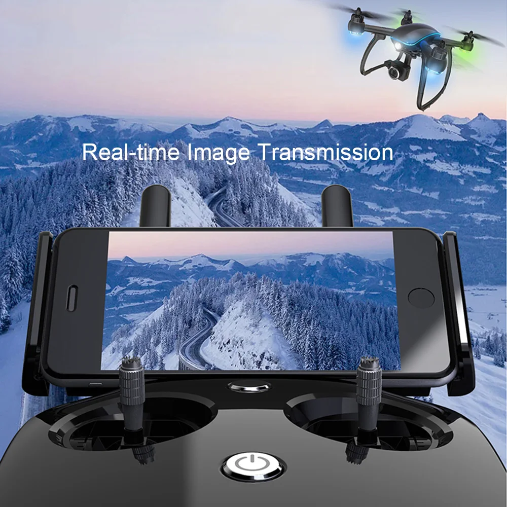 Gps-дрон с камерой 1080P 2,4G Wifi FPV Follow Me Surround Mode автоматический возврат высоты удержание бесщеточный Радиоуправляемый квадрокоптер вертолет