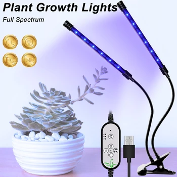 

Led Plant Grow Light USB Led Full Spectrum Lighting 9W 18W 27W Indoor Growing Led Phyto Lamp Dimmable Seedling Hydroponics Light