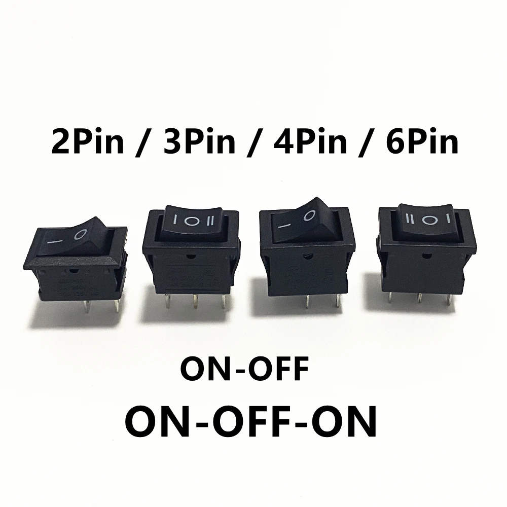 2 Pezzi ) Doppio Interruttore A Bilanciere Da Pannello 250v /6a On