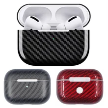 

Dustproof Shockproof Carbon Fiber Earphone Protective Case For Apple AirPods Pro 2019 Slim Light Cover For Apple AirPods 3 Case