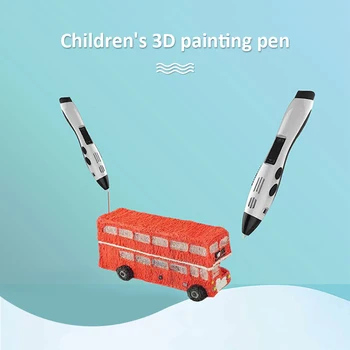 

Second Generation Low Temperature Children's 3D Printing Pen (with 4 Consumables)best Selling Gadget