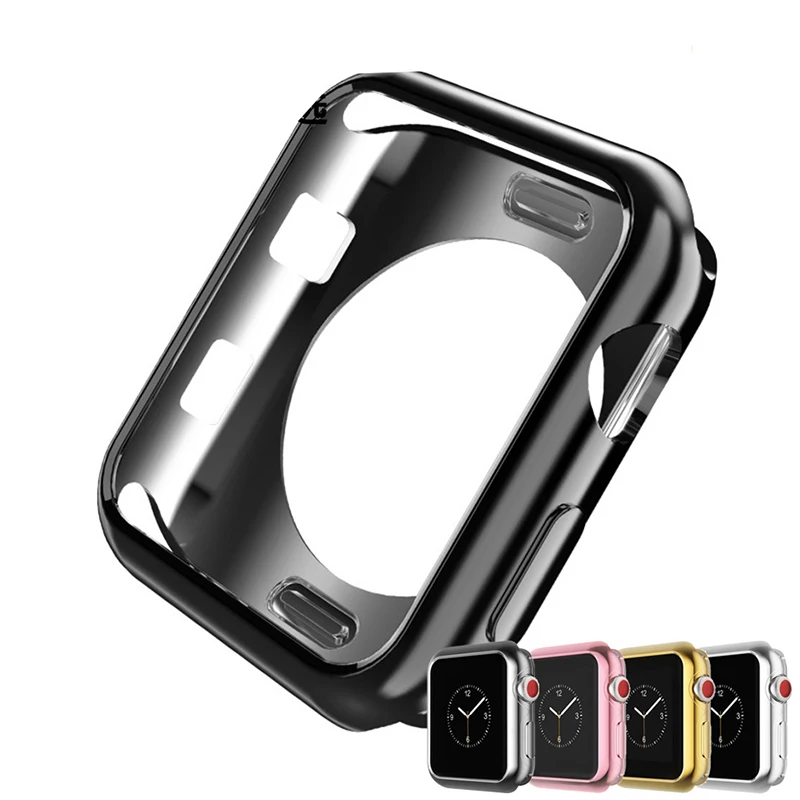 Подходит для APPLE Watch Apple 1 2 3 4 поколения универсальный защитный чехол ТПУ с