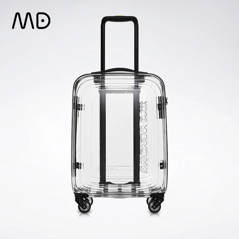 Mandarina Duck serie di ghiaccioli italiani tendenza moda Casual trasparente  bagaglio valigia rigida leggera|Carry-Ons| - AliExpress