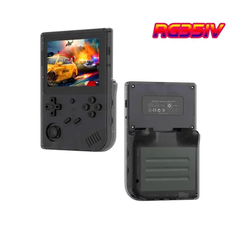 RG351V Handheld Game Console 3.5-Inch IPS Screen Retro Game Player Console For PSP/PS1/N64/NDS RK3326 Open Source Consoles