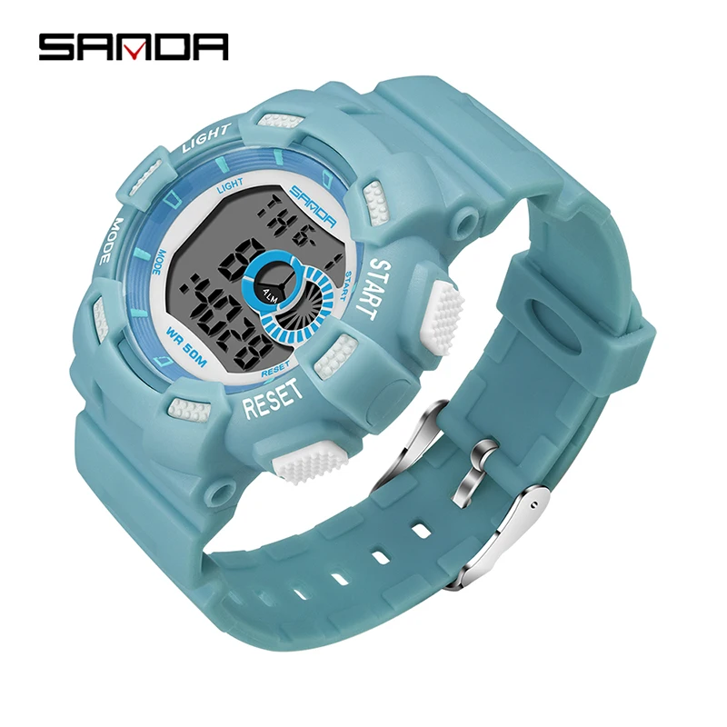

SANDA Fashion Children Sports Watches LED Digital Watch Boy Girl Student Waterproof Electronics Wristwatches Relogio Masculino