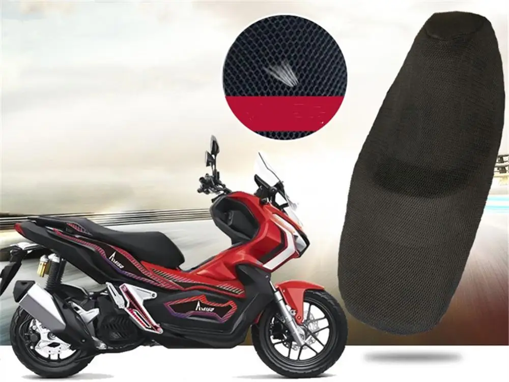 Motorcycle Seat Anti Slip Cushion 3d Spacer Mesh Fabric Cover For Honda Adv150 Adv 150 Covers Ornamental Mouldings Aliexpress