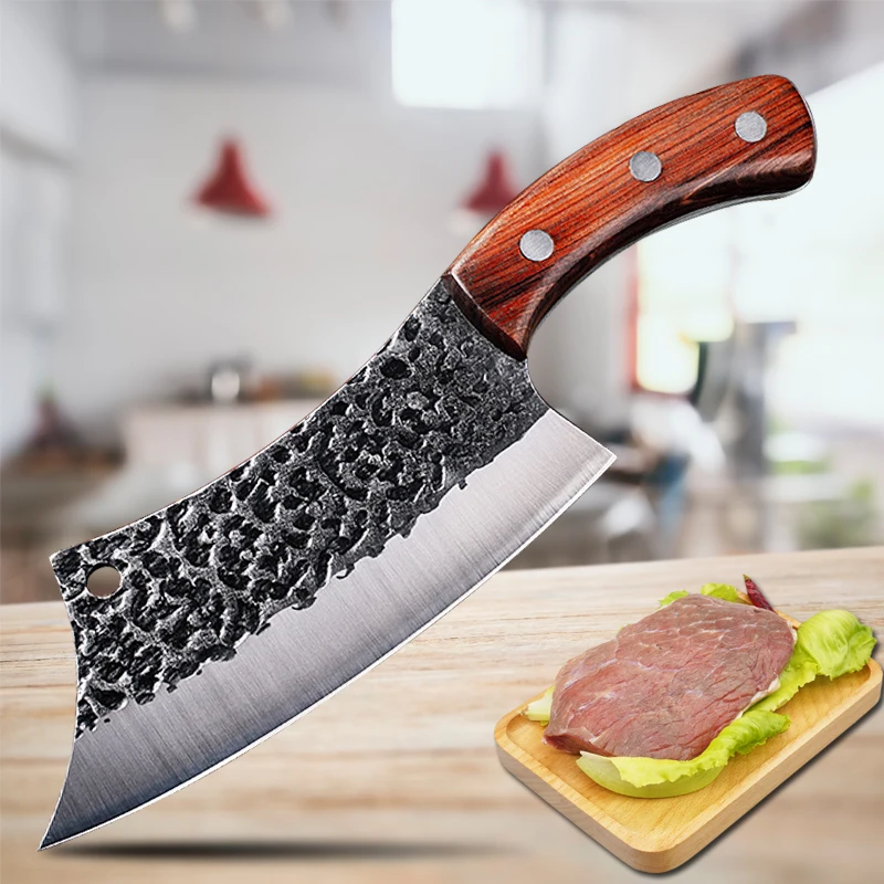 Chinese Stainless Steel Knife Labor-saving Kitchen Knife Cutting Meat Sharp  Ladies Slicing Vegetable Fruit Cooked