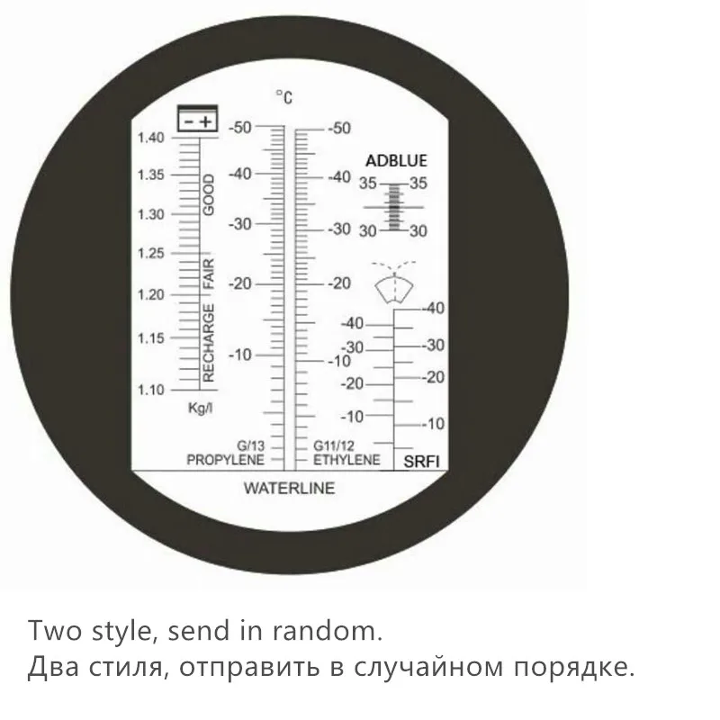 Universal Car Engine Antifreeze Fluid Refractometer Battery Electrolyte Density Glass Water Battery Hydrometer Tester