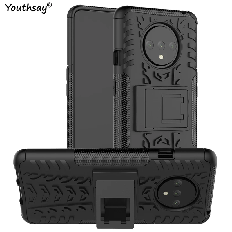 

For Oneplus 7T Case Robot Heavy Duty Rubber Armor Protective Hard Fundas Back Cover For Oneplus 7T Phone Case For Oneplus 7T