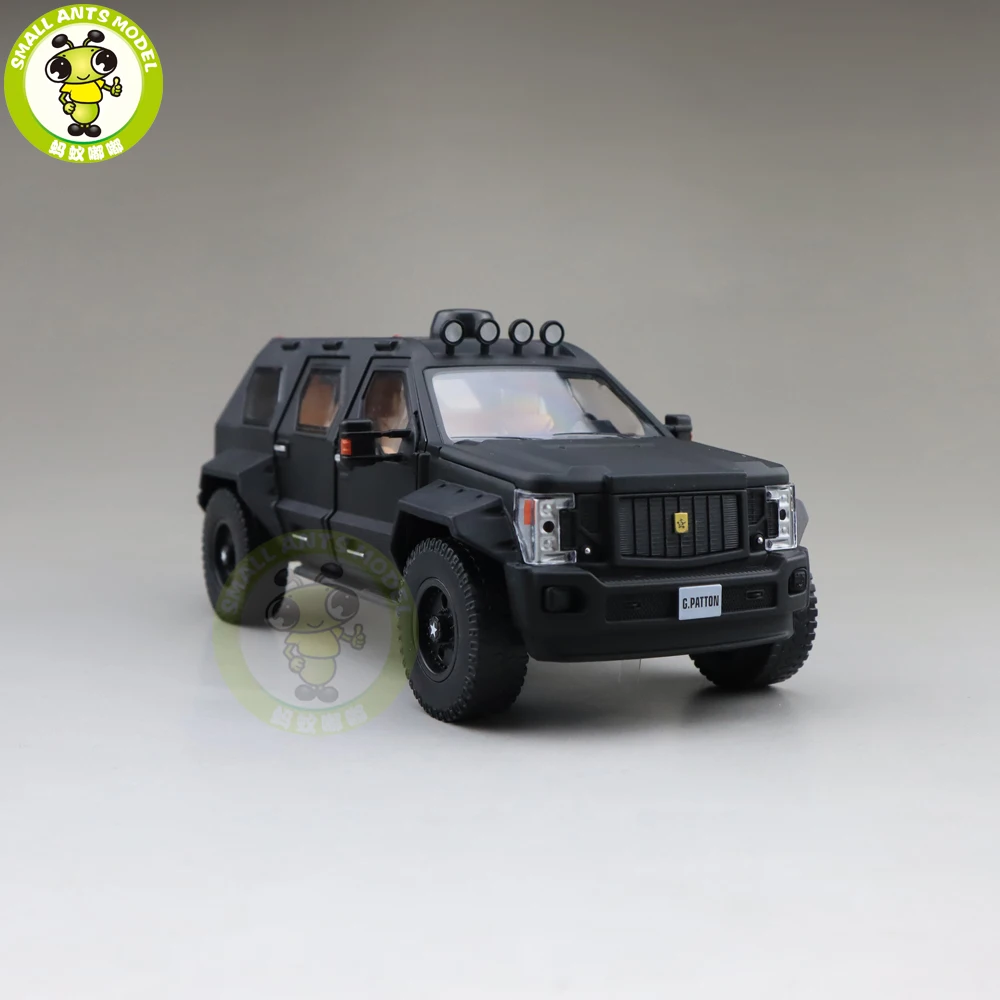 1/32 г. PATTON SUV Грузовик литая модель автомобиля игрушка джип для детей Детское звуковое освещение Вытяните назад Подарки