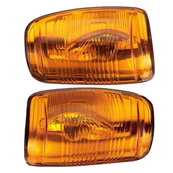 

1Pair Right and Left Side Door Wing Mirror Clear Indicator Lens for Ford Mk8 2014-Onwards