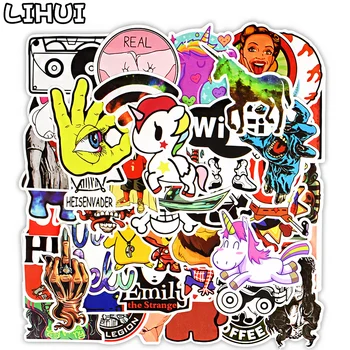 

100 PCS Classic Graffiti Stickers for Car Motorcycle Phone Laptop Suitcase Skateboard Cool Funny Cartoon Toy Sticker Bomb Decals