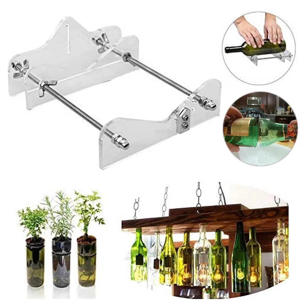 

DIY Glass Bottle Cutter Machine Wine Beer Champagne Bottles Jar Cutting Tool GQ999