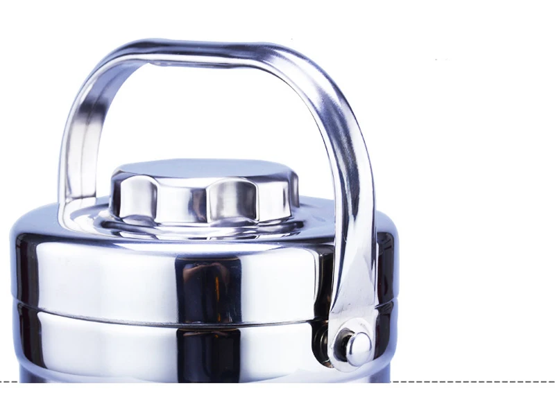 Stainless Steel Lunch Box Thermos Lunchbox School Student Bento Boxs Kids Adult Kitchen Bbq Tools Food Container Portable 16