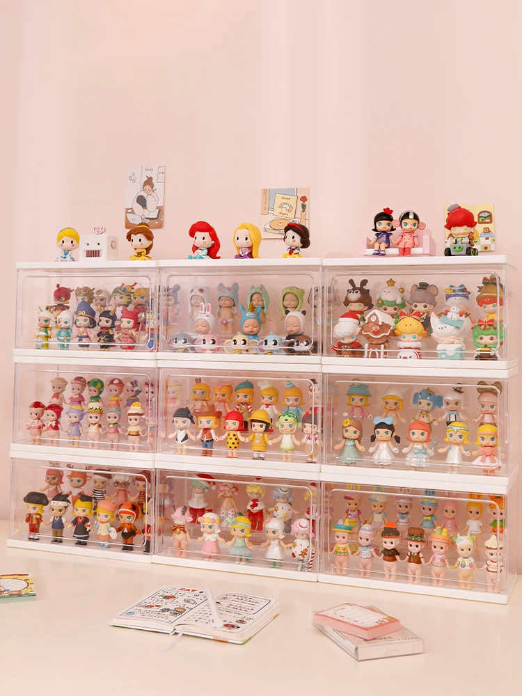 Plastic Doll Organizer Case, Plastic Anime Figure Holder