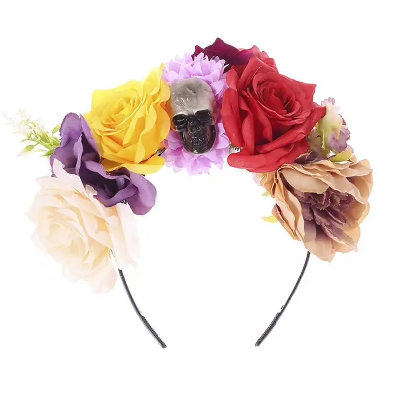 

1pc Hair Hoop Sturdy Durable High Quality Prime Party Hair Hoop Flower Hair Hoop Hair Hoop Decor for Halloween Party