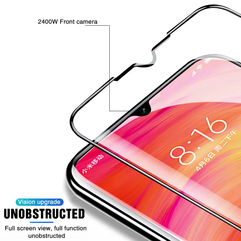 Закаленное стекло для Xiaomi Redmi note 5 6 7 Pro защита экрана 5A 6A Plus защитное на 7|Защитные