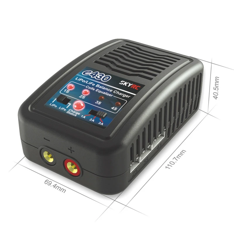 FFYY-E430 зарядное устройство 2-4S 1A/2A/3A 200Ma Lipo зарядное устройство 100-240V Ac зарядное устройство