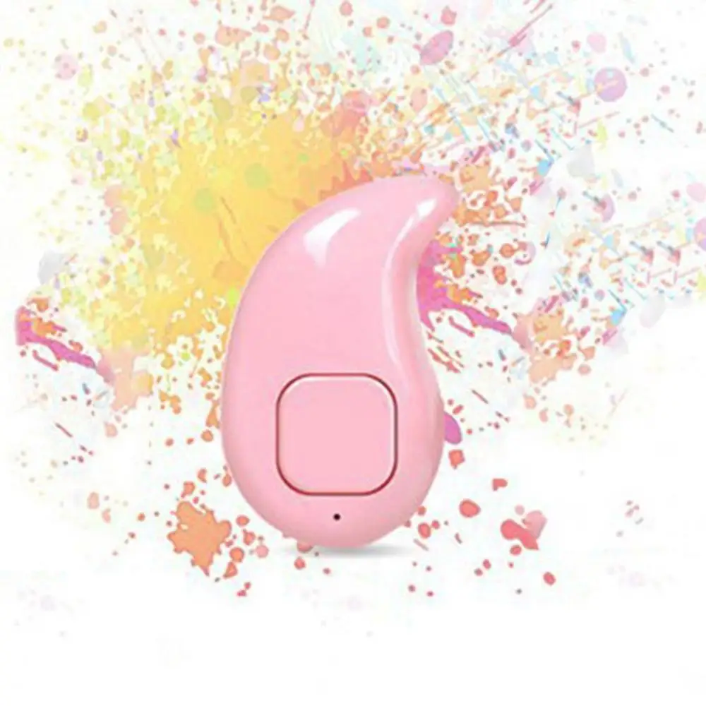 pink Портативные мини Bluetooth наушники, мини наушники, беспроводные S530 V4.0 беспроводные наушники, гарнитура Hands Free - Цвет: pink