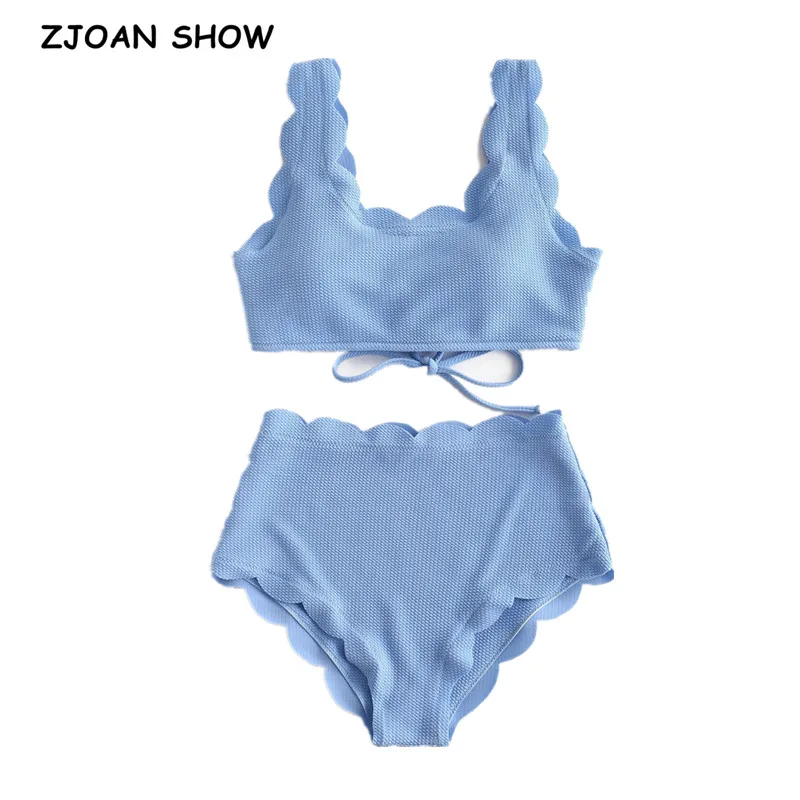 Beach Set Sexy Ladies Stretch Rope Buckle Bra Bikini Swimwear Swim Women Bathing Suit Swimsuit 2 pieces set | Женская одежда