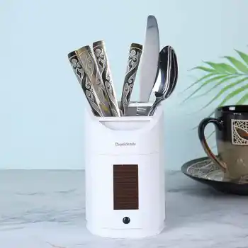 

Ultraviolet Chopsticks Sterilizer Mini Chopsticks Knife Sterilizing Machine Wall Mounted Spoon Forks Tableware Storage Box