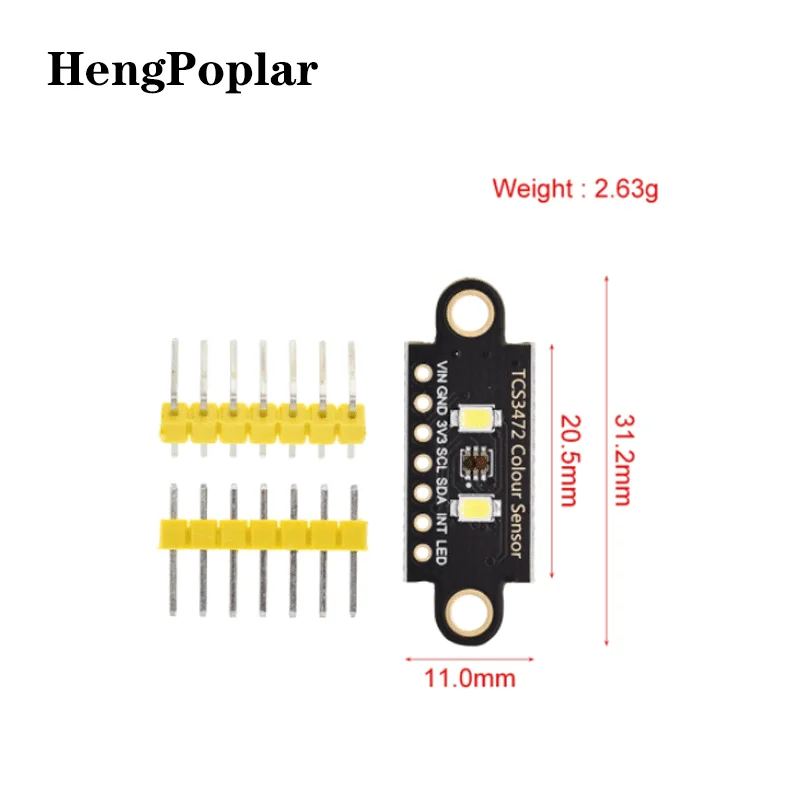 Модуль распознавания цветного датчика TCS34725 RGB макетная плата IIC для Arduino STM32 |