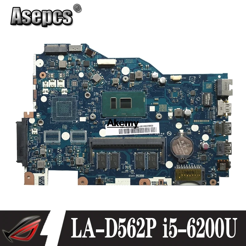 LA-D562P Laotop материнская плата для Lenovo Ideapad 110-15ISK оригинальная 4G-RAM I5-6200U | Компьютеры и