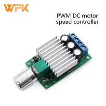 Pwm dc controlador de velocidade do motor 12v24v10a de alta potência dc controlador de regulação de velocidade stepless velocidade variável com interruptor 1 pces