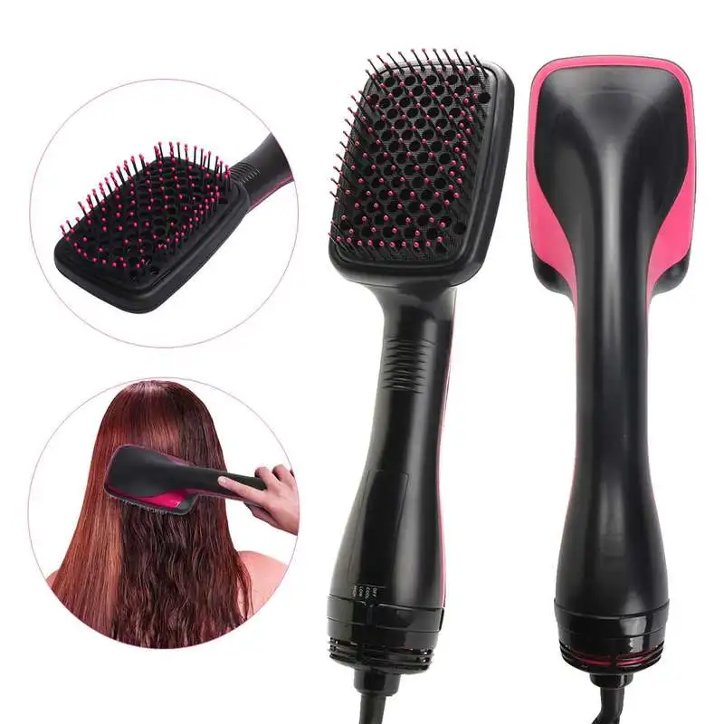 

2 In 1 Ionic Conditioning Hair Styler Comb Brush 1000W Smoothing Hair Dryer Paddle Brush Comb Salon Beauty Hair Care Style Tool