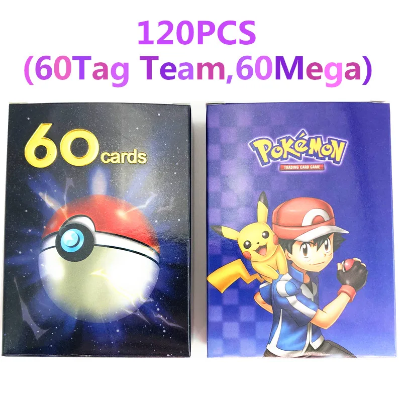 240 шт. держатель Альбом игрушки коллекции Pokemones карты Альбом Книга Топ загруженный список игрушки подарок для детей - Цвет: 120(60tag 60mega)